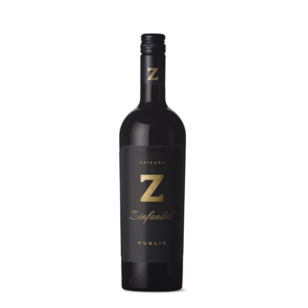 אפיקורו Z זינפנדל פוליה – Epicuro Z Zinfandel Puglia יין אפיקורו Z זינפנדל (Epicuro Z Zinfandel) הוא יין אדום עוצמתי ומרשים המגיע מאזור פוליה (Puglia) שבדרום איטליה. היין מופק מענבי זינפנדל (המקבילה האיטלקית לזן הפרימיטיבו) הגדלים תחת השמש החמה של "העקב האיטלקי", מה שמעניק להם בשלות פירותית יוצאת דופן וריכוז טעמים גבוה. סדרת ה-Z של מותג אפיקורו ידועה ביינות נגישים, עשירים ומלאי אופי המייצגים נאמנה את הנאות החיים. היין מאופיין בגוף מלא ומרקם קטיפתי, עם איזון נהדר בין מתיקות הפרי לחמיצות מעודנת. זהו יין בעל נוכחות דומיננטית שמתאים במיוחד לארוחות בשריות דשנות, לערבי ברביקיו או לצד גבינות מיושנות וחריפות. ה-Epicuro Z הוא בחירה בטוחה עבור מי שמחפש יין אדום עשיר ו"חם" בסגנון דרום איטליה הקלאסי.