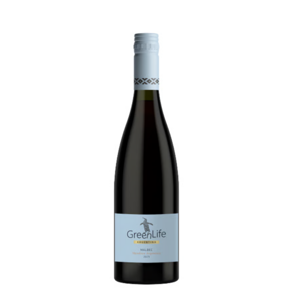 גרין לייף מלבק (ארגנטינה) – Green Life Malbec Argentina יין גרין לייף מלבק (Green Life Malbec) מביא אל הכוס את העוצמה והעומק של חבל מנדוזה המפורסם בארגנטינה, הנחשב לבית האידיאלי עבור זן המלבק. היין מופק מענבים שגדלו בכרמים הממוקמים למרגלות הרי האנדים, שם השילוב בין שעות שמש מרובות ללילות קרירים מאפשר לענבים לפתח צבע עמוק, ארומות עשירות ומרקם קטיפתי במיוחד. ה-Green Life Malbec מיוצר בסגנון נגיש ומודרני, המדגיש פרי בשל ושוקולדיות מעודנת. זהו יין בעל נוכחות מרשימה אך עם טאנינים רכים שהופכים אותו למהנה לשתייה כבר מרגע פתיחתו. הוא מהווה שותף מושלם לחוויית ה"אסאדו" הארגנטינאית, ומתאים להפליא לליווי מנות בשר אדום צלוי, סטייקים, אמפנדס ותבשילי קדירה עשירים.