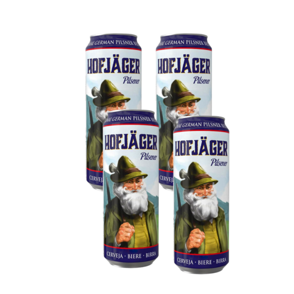 הופייגר פילזנר – Hofjäger Pilsner בירה הופייגר פילזנר (Hofjäger Pilsner) היא בירת לאגר גרמנית איכותית המייצגת את מסורת הבישול העתיקה והמוקפדת של גרמניה. ה"פילזנר" של הופייגר מיוצרת בהתאם לחוק טוהר הבירה הגרמני (Reinheitsgebot), תוך שימוש ברכיבים טבעיים בלבד: מים זכים, לתת שעורה נבחר וכשות איכותי המעניק לה את המרירות האופיינית והמרעננת שלה. הבירה מתאפיינת בצבע זהוב צלול ובוהק, עם ראש קצף לבן ויציב. זהו משקה קליל ופריך מאוד, המציע איזון מושלם בין מתיקות הלתת העדינה לבין סיומת מרירה ונקייה. הופייגר פילזנר היא הבחירה האידיאלית למי שמחפש בירה יומיומית איכותית, מרעננת ולא מתחכמת, שמתאימה להפליא לאקלים הישראלי החם.