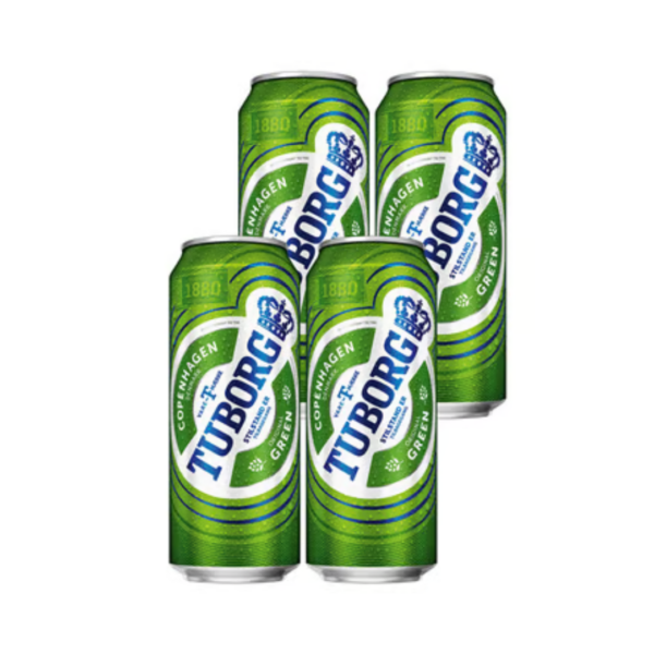 טובורג ירוק – Tuborg Green (לאגר בהיר) בירה טובורג ירוק (Tuborg Green) היא אחת מבירות הלאגר המוכרות והאהובות בעולם, המייצגת את מסורת בישול הבירה הדנית מאז 1873. זוהי בירה קלילה, מרעננת וקלה לשתייה, שנוצרה כדי ללוות רגעים של הנאה, חברה טובה ובילויים. בזכות האיזון המדויק שבין רכיבים איכותיים לטכנולוגיית בישול מתקדמת, טובורג ירוק הפכה לבחירה המועדפת על צעירים וחובבי בירה בכל העולם. הבירה מאופיינת בצבע זהוב בהיר וצלול, עם גיזוז עדין המעניק תחושת רעננות מיידית. זוהי בירה בסגנון "פילזנר" המבוססת על לתת שעורה וכשות נבחר, המעניקים לה את הארומה הפרחונית והסיומת הנקייה שלה. היא אידיאלית לאקלים הישראלי החם ומתאימה לכל אירוע – החל מצפייה במשחק כדורגל ועד למפגש חברים במרפסת.
