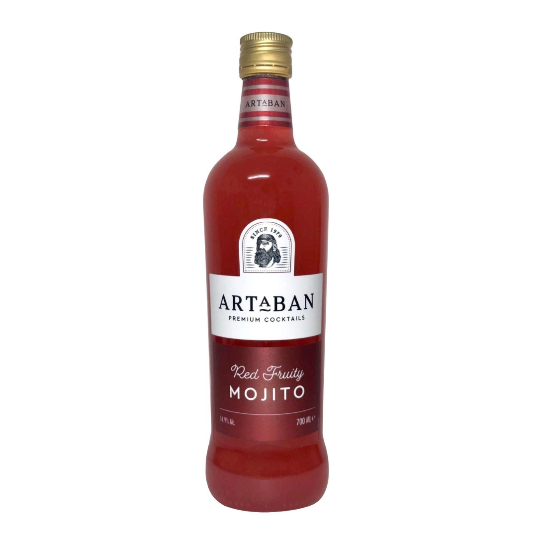 ארטבן מוחיטו אדום 700 מל ארטבן רד מוחיטו (Artaban Red Mojito Cocktail) הוא וריאציה נועזת, פירותית וצבעונית על קוקטייל המוחיטו הקלאסי. המשקה משלב את הבסיס המוכר והאהוב של רום, ליים ונענע, יחד עם טוויסט מתפרץ של פירות יער אדומים (כמו תות שדה, פטל או חמוציות). זהו קוקטייל מוכן לשתייה (Ready to Drink - RTD) שמביא חוויית בר אופנתית ישירות אל הבקבוק – ללא צורך במצרכים מורכבים, כותש קרח או ידע במיקסולוגיה. הוא פונה במיוחד לקהל צעיר שמחפש משקה קליל, מתקתק ומרענן עם נוכחות ויזואלית חזקה. פרופיל טעם וארומה המשקה מציע פרופיל פירותי עשיר, המאזן בין המתיקות של הפרי האדום לחמיצות המעוררת של הליים: רשמי טעימה: בעל צבע אדום-רובי עז, ססגוני ומזמין. באף מתפרצות ארומות עשירות של תות שדה ופטל בשל, השזורות ברעננות הברורה של נענע קצוצה וקליפת ליים. בפה המרקם זורם וחנפני; המתיקות של פירות היער מקבלת קונטרה מצוינת מהחמיצות הלימונית הפריכה, והסיומת נקייה, פירותית ומרעננת מאוד.