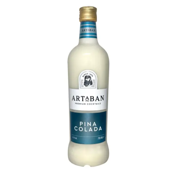 ארטבן פיניה קולדה (Artaban Piña Colada Cocktail) הוא קוקטייל מוכן לשתייה (Ready to Drink - RTD) קרמי, עשיר ומפנק במיוחד. הוא מביא את הטעם הטרופי האייקוני של קוקטייל הפיניה קולדה המפורסם – המבוסס על שילוב מנצח של רום, קרם קוקוס ומיץ אננס מתוק – ישירות אל הבקבוק, ללא צורך בבלנדר, רכיבים יקרים או הכנה מורכבת. זהו משקה קיצי, חנפני וכיפי מאוד, שמתאים כמו כפפה ליד למסיבות בריכה, ערבי בנות, אירוח קליל בסופי שבוע או למי שרוצה להרגיש לרגע בחופשה קאריבית מבלי לצאת מהבית. פרופיל טעם וארומה המשקה מכוון לחוויית טעם עשירה, מתוקה ומלטפת, עם דומיננטיות של פרי טרופי: רשמי טעימה: בעל גוון חלבי-קרמי אופייני. באף מתפרצות ארומות משכרות של קוקוס עשיר, אננס בשל ומתוק ונגיעה עדינה של רום ברקע. בפה המרקם קטיפתי, סמיך ומפנק (Smooth). טעמי האננס החמצמצים-מתוקים מאזנים בצורה נהדרת את העושר של הקוקוס, ומובילים לסיומת מתוקה, עשירה וממושכת.