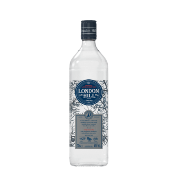 ג'ין לונדון היל (700 מ"ל) London Hill Dry Gin ג'ין לונדון דריי קלאסי, מסורתי ועתיר פרסים (כולל מדליות זהב בתחרויות בינלאומיות נחשבות כמו ה-IWSC). הוא מיוצר באנגליה בזיקוק דודי נחושת מסורתי, וידוע בזכות פרופיל טעמים נקי, מאוזן ונטול תוספות מלאכותיות. זהו ג'ין שמספק את החוויה האנגלית המדויקת מבלי להתחכם יותר מדי, ומהווה בסיס מושלם לקוקטיילים. המרכיבים הבוטניים: המתכון שומר על המסורת וכולל תערובת של מרכיבים טבעיים שנבחרו בקפידה, ביניהם: ענבי ערער (ג'וניפר) דומיננטיים, זרעי כוסברה, שורש אנג'ליקה, וקליפות הדרים (תפוז מתוק ולימון). רשמי טעימה: ארומה: קלאסית ונקייה. נוכחות בולטת של ערער, מלווה ברעננות הדרית ברורה ונגיעות קלות של אדמה ותבלינים חמים. חיך (טעם): יבש, פריך ומאוזן היטב. הערער מוביל את הטעם, אך מיד אחריו מגיעה מתיקות עדינה של הדרים וקריספיות מרעננת של כוסברה שפותחת את החיך. סיומת: בינונית באורכה, יבשה מאוד, חלקה ומרעננת.
